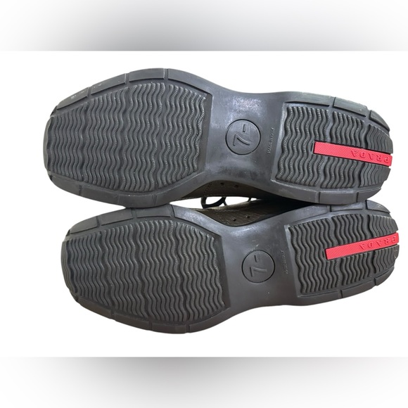 Prada Leather Brown Men’s Sneakers Size UK 7.5 | US 8.5 | EU 41 - Picture 10 of 14